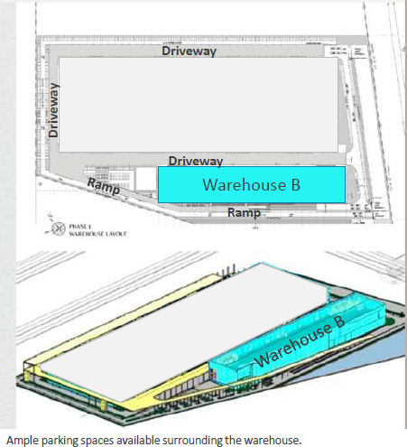 BRIIC phase 1 industrial land warehouse floor map