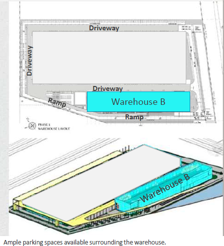 BRIIC phase 1 industrial land warehouse floor map | industrialandland.com