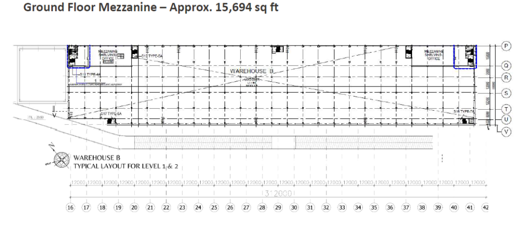 ytl bukit raja industrial land warehouse b layout plan 1