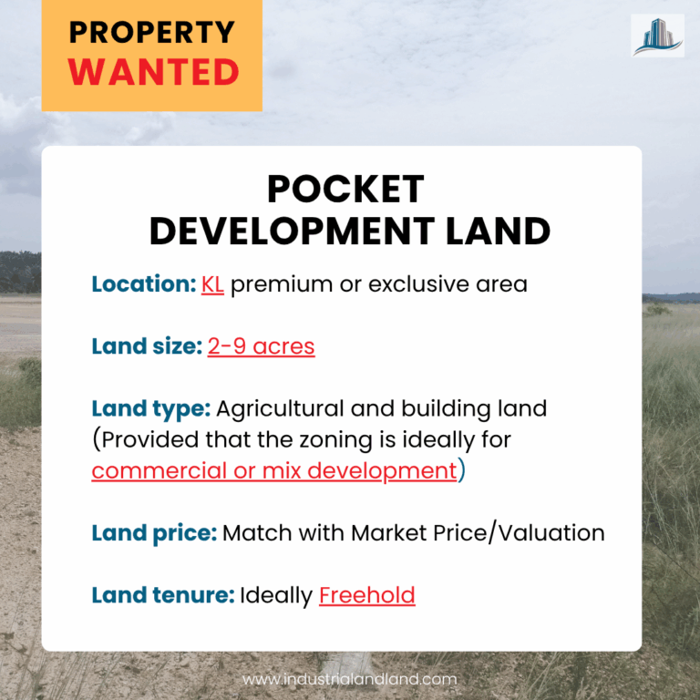 Property wanted pocket development land