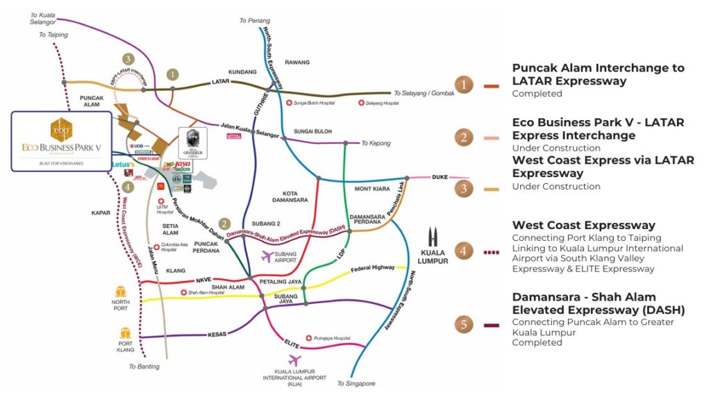 Central Gate Eco Business Park-V-Map